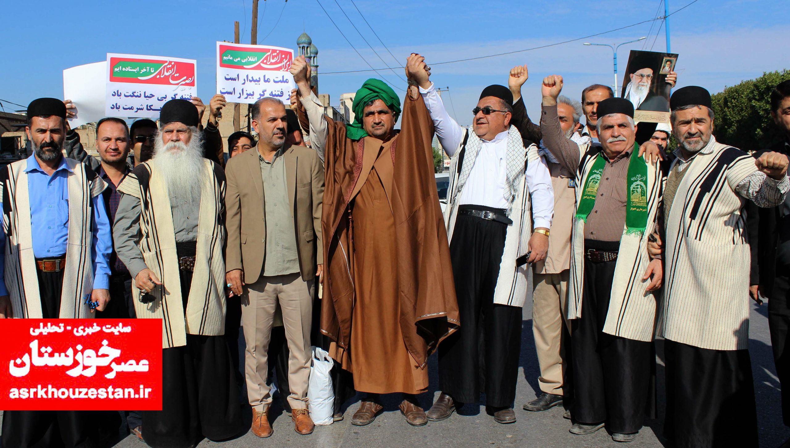 حضور پرشور مردم اهواز در راهپیمایی حمایت از اقتدار کشور به روایت تصویر