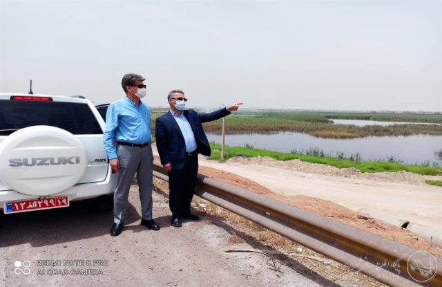  
  بازدید مشترک سرپرست معاونت شهرسازی و معماری بهمراه مدیرکل حفاظت محیط زیست استان خوزستان