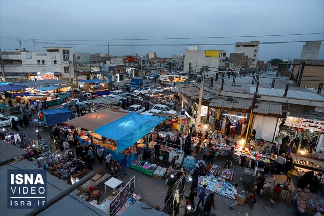 ویدئو / بازار عید فطر اهواز در روزهای کرونایی