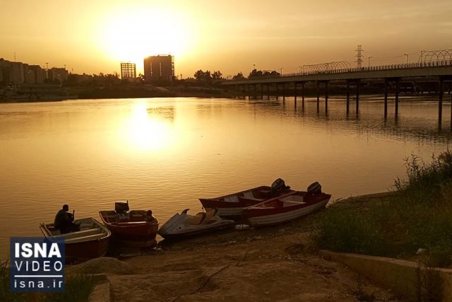 ویدئو / کم‌رمقی کارون و تابستان سخت خوزستان