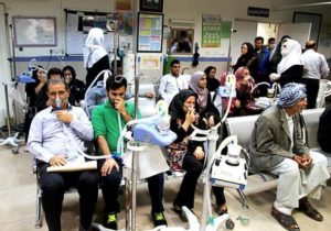 مراجعه بیش از ۶۰۰ خوزستانی به مراکز درمانی در پی آلودگی هوا