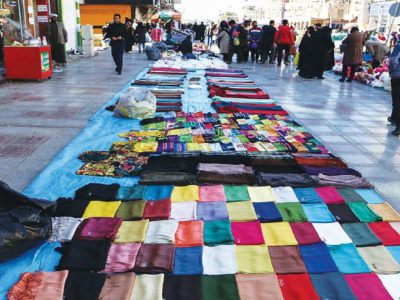 چاره اندیشی برای دستفروشان خیابان نادری اهواز