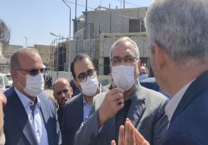 بازدید وزیر بهداشت از مراکز بهداشتی و درمانی امیدیه و آغاجاری