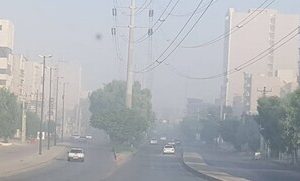 دوشهر خوزستان در وضع قرمز آلودگی هوا