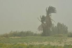 پیش بینی وزش باد و احتمال گرد و خاک در خوزستان