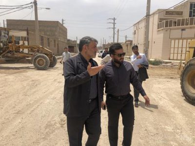 گزارش تصویری بازدید شهردار اهواز از پروژه های عمرانی مناطق ۱و۲و۵