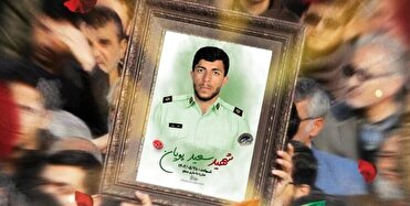 امروز ،تشییع و خاکسپاری شهید مدافع امنیت در باغملک