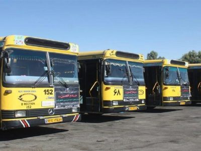 انتقال ۴۰ دستگاه اتوبوس از اهواز به مرز چذابه و شیب عراق