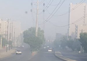 آلودگی هوا در پنج شهر خوزستان
