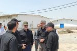 گزارش تصویری/ بازدید استاندار خوزستان از روند آماده سازی مرز شلمچه