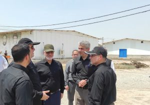 گزارش تصویری/ بازدید استاندار خوزستان از روند آماده سازی مرز شلمچه