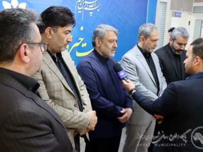به مناسبت روز خبرنگار انجام شد؛ دیدار شهردار و اعضای شورای شهر اهواز با رئیس صدا و سیما خوزستان