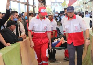 مدیرعامل هلال احمر خوزستان: خدمات رسانی تا بازگشت کامل زائران حسینی ادامه دارد