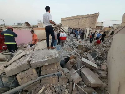 هشت کشته و مصدوم در انفجار گاز شهری در خرمشهر