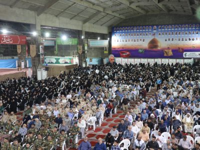 مراسم چهلمین روز شهادت رییس جمهور در اهواز